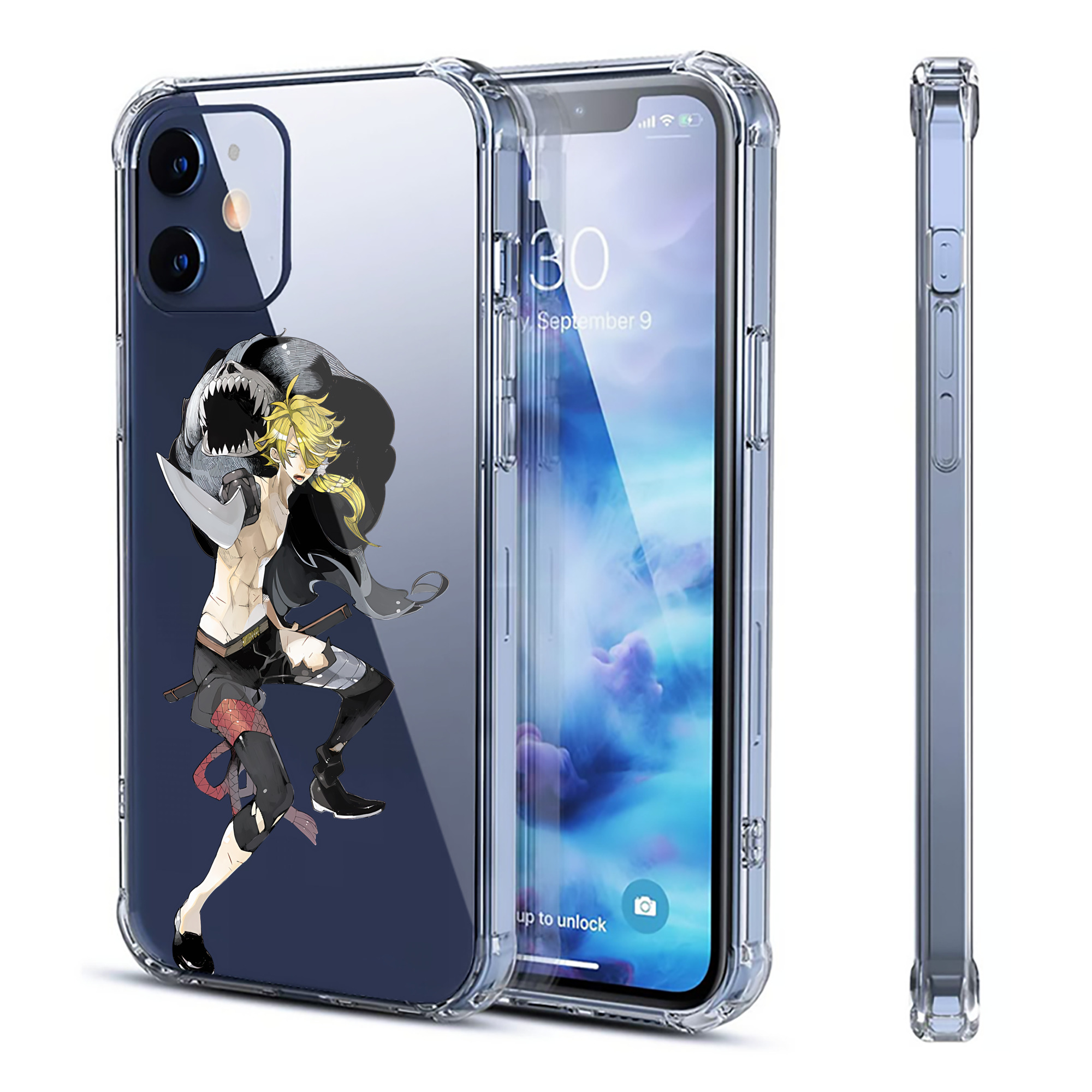 （画像用） 刀剣乱舞 Touken Ranbu 【iPhone 12シリーズ対応】透明スマホケース（クリアソフトケース）